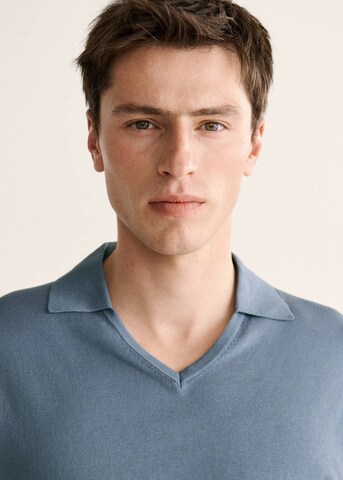 MANGO MAN Pullover 'Sun' in Blau