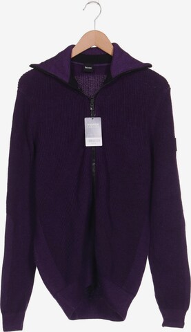 BOSS Sweater & Cardigan in L in Purple: front