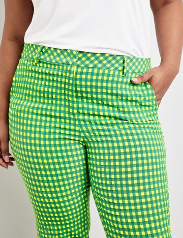 SAMOON Regular Pants 'Greta' in Green