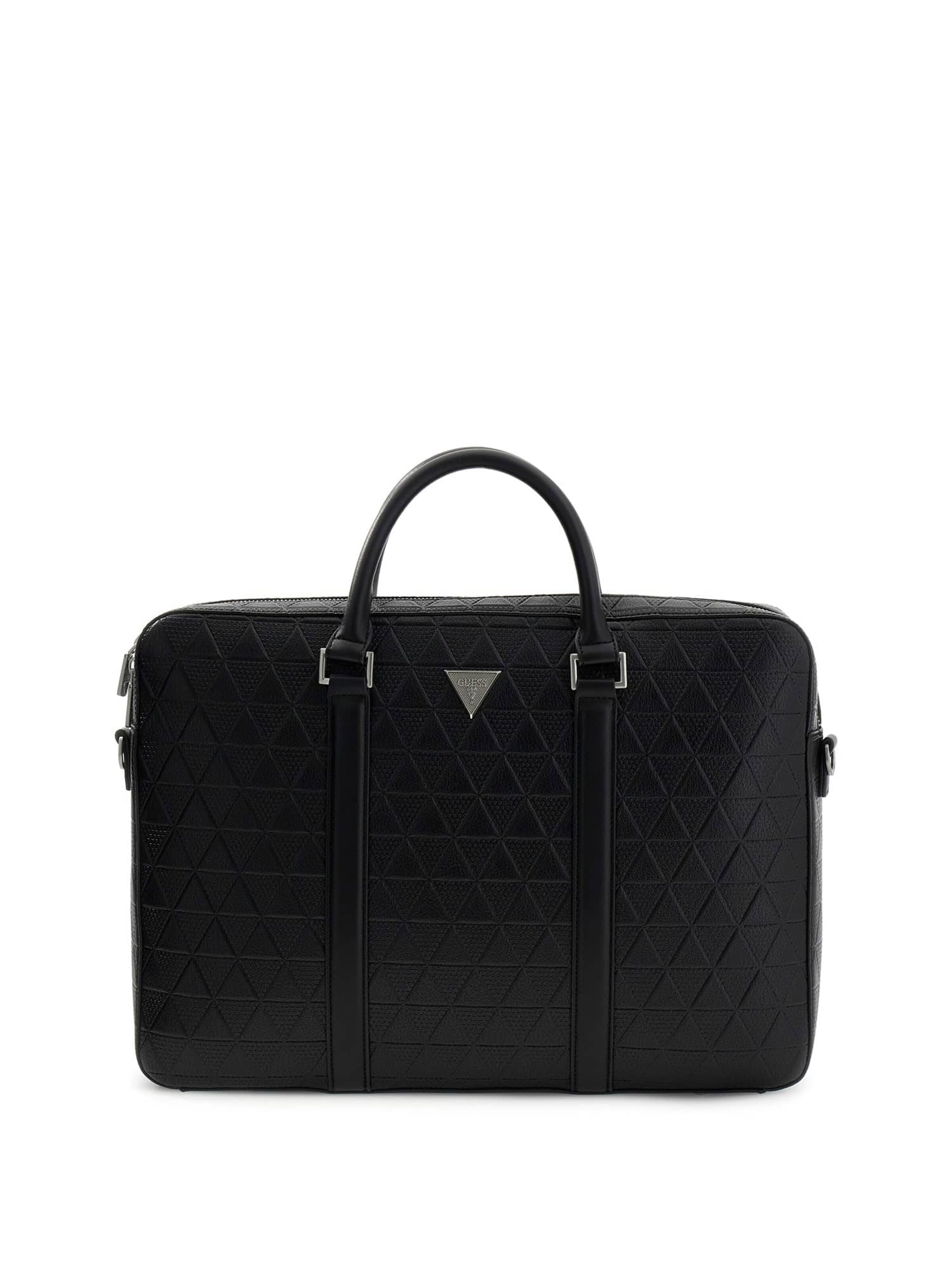 GUESS Aktentasche 'Torino' in Schwarz: Vorderseite
