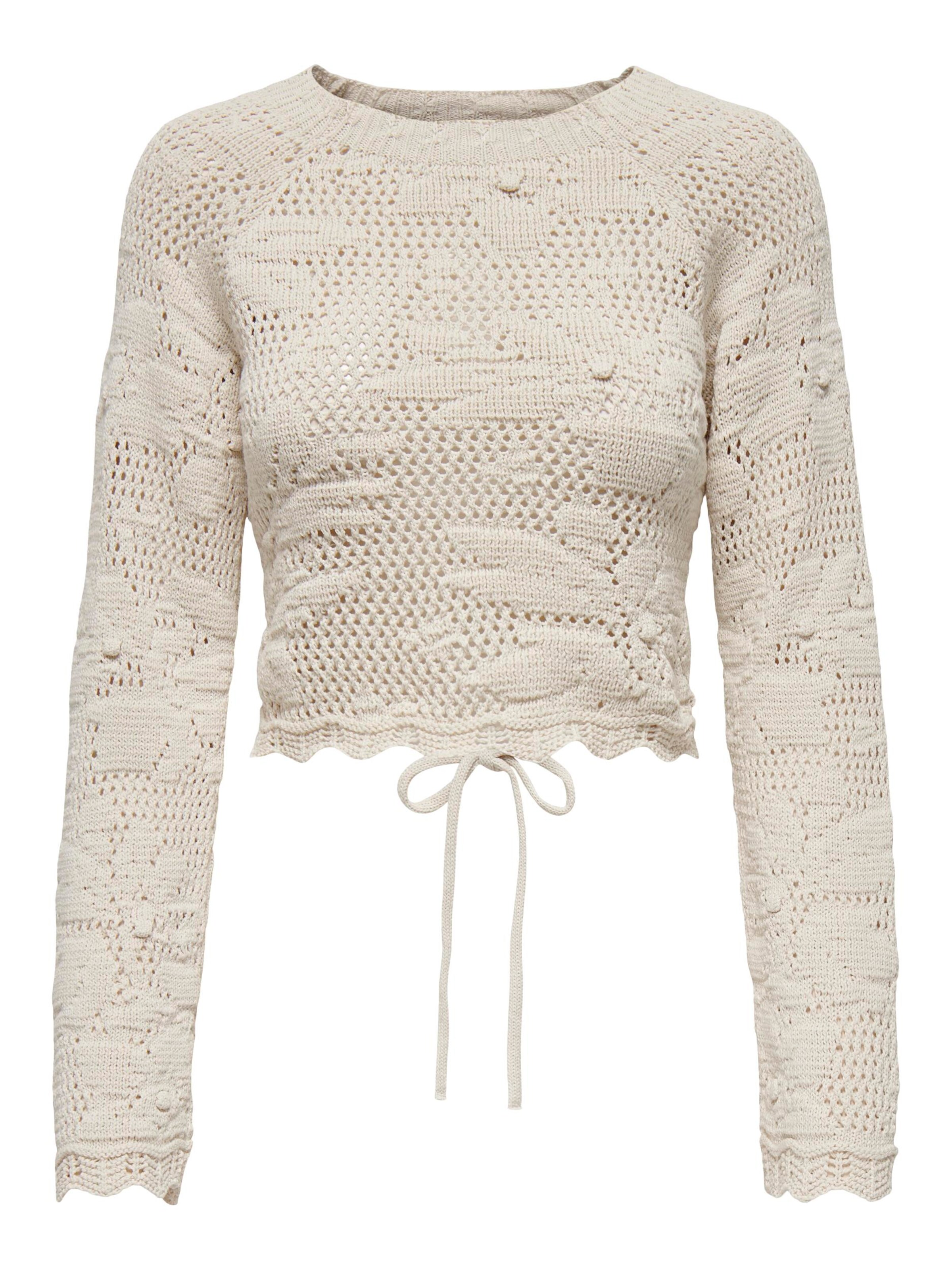 ONLY Pullover 'Cille' in Beige: Vorderseite