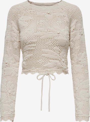 ONLY Sweater 'Cille' in Beige: front