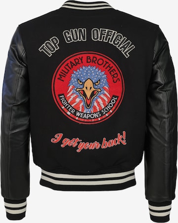 TOP GUN Between-Season Jacket ' TG22015 ' in Black