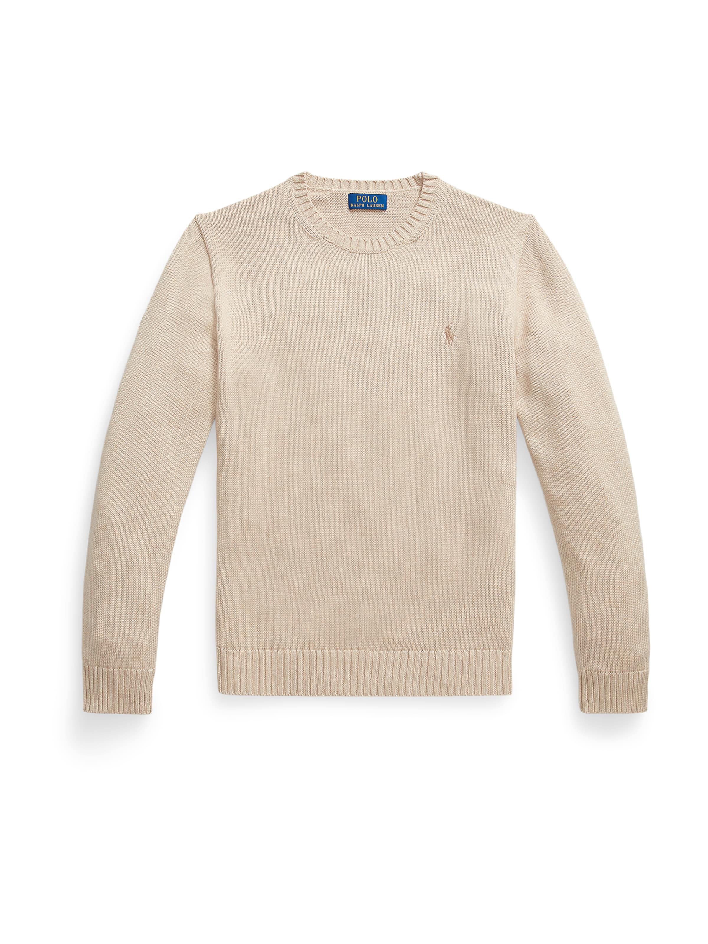 Polo Ralph Lauren - Ajuste regular Jersey en beige: frente