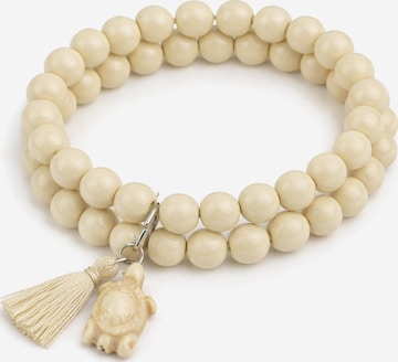 COLLEZIONE ALESSANDRO Bracelet 'Tartaruga' in Beige: front