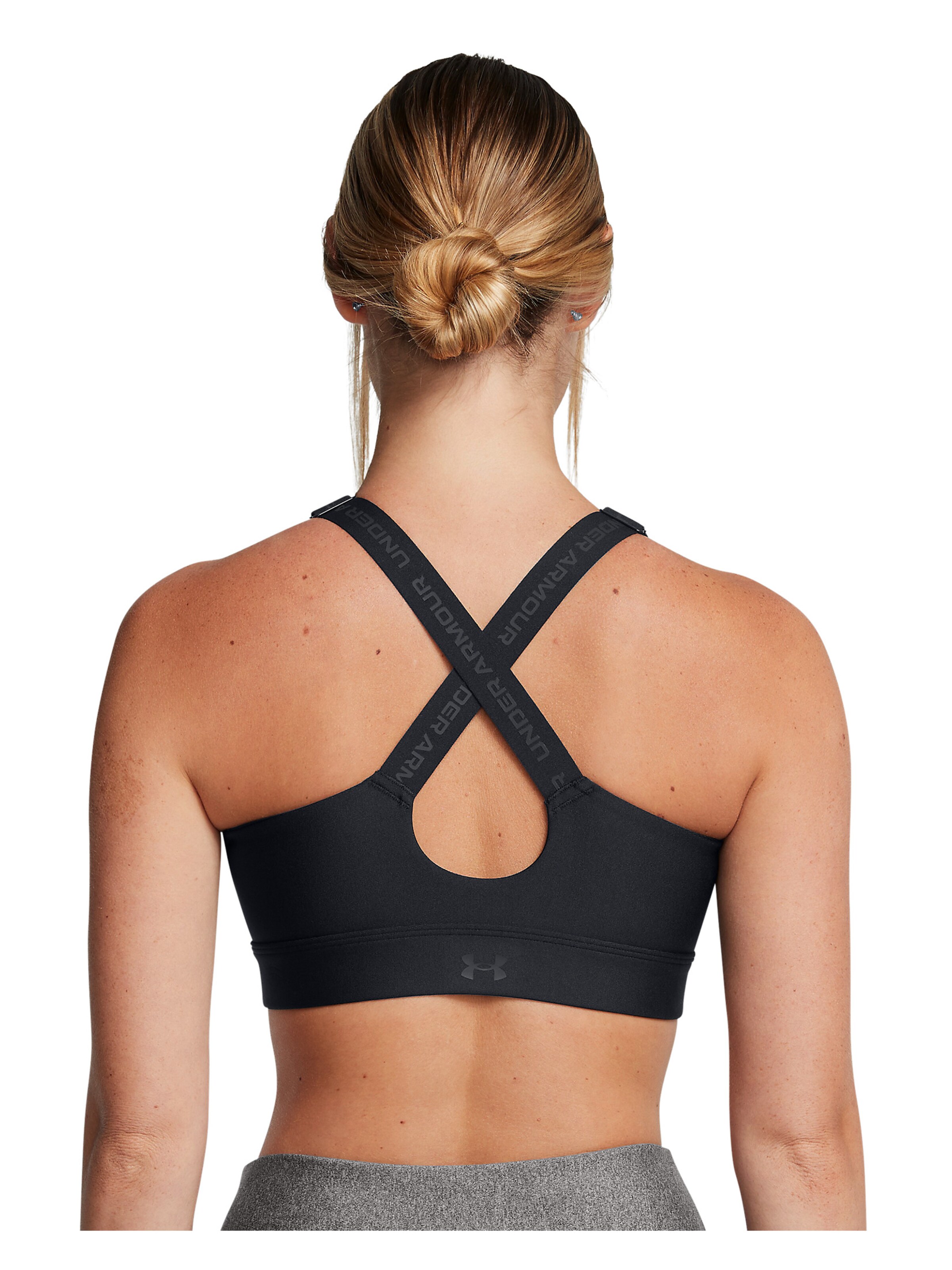 UNDER ARMOUR Sport bh 'Infinity' in Zwart