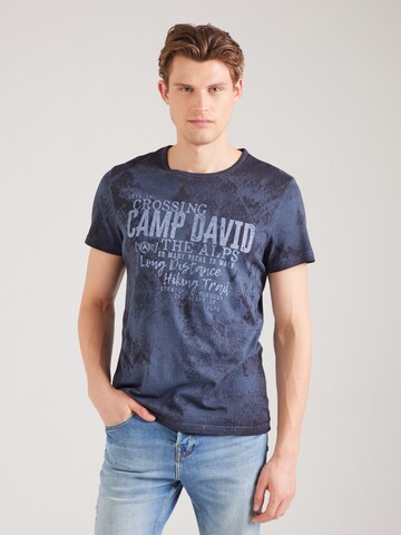 CAMP DAVID T-Shirt in Blau: Vorderseite