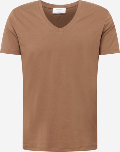 DAN FOX APPAREL T-Shirt 'Samuel' en noisette, Vue avec produit