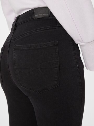 American Eagle Slimfit Jeansy w kolorze czarny