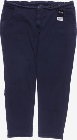 Ulla Popken Pants in 7XL in Blue: front