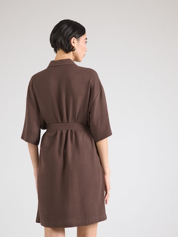 OBJECT Sukienka koszulowa 'OBJSANNE' w kolorze brązowy