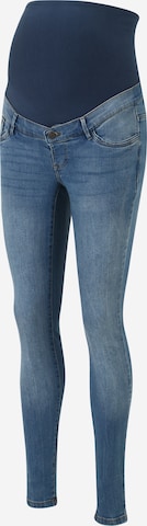 Vero Moda Maternity Skinny Jeans 'TANYA' in Blue: front