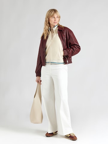 EA7 Emporio Armani Sweat jacket in Beige