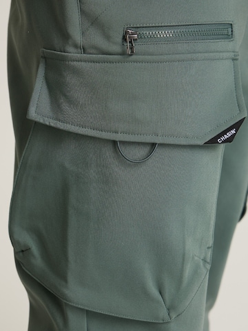 CHASIN' Regular Cargo Pants 'Rift Flow' in Green