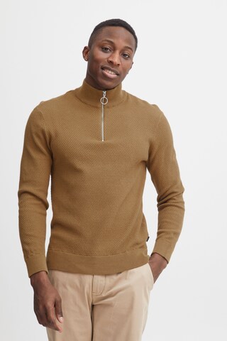 Casual Friday Pullover 'Karlo' in Braun