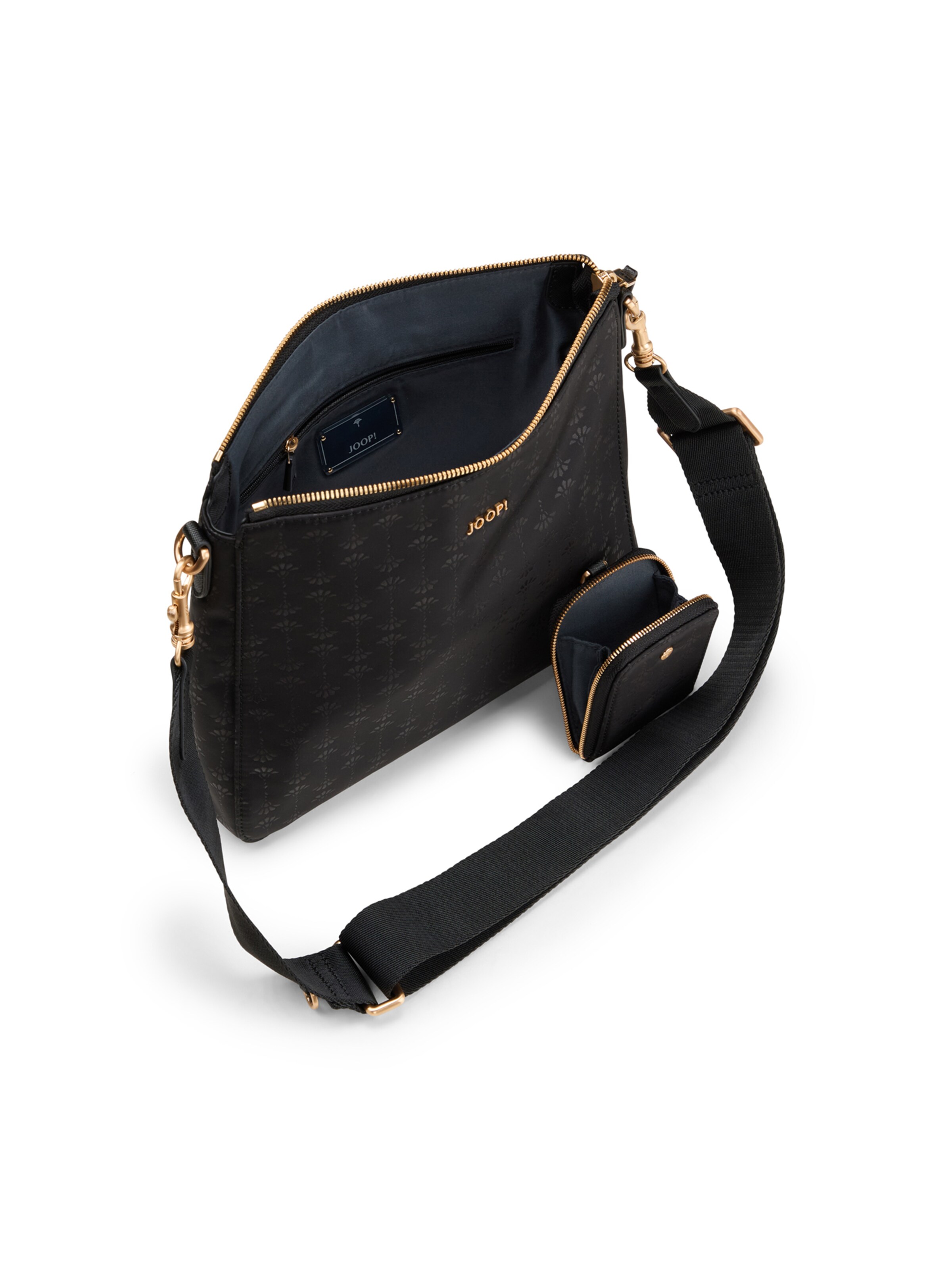 JOOP! Schoudertas 'Collana Tessuto Jasmina' in Zwart