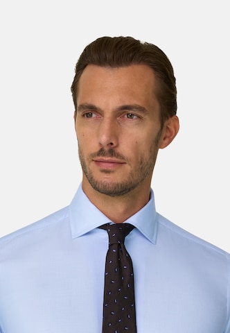 Boggi Milano Regular Fit Hemd in Blau