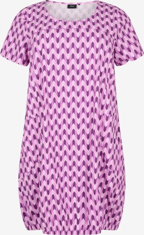 Robe 'JEASY' Zizzi en violet : devant