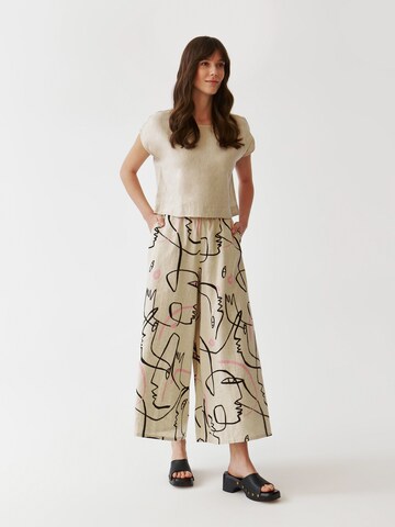 Wide leg Pantaloni 'OKLIMA 2' de la TATUUM pe bej
