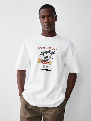 Next - Camiseta 'Disney Mickey Mouse' en blanco: frente