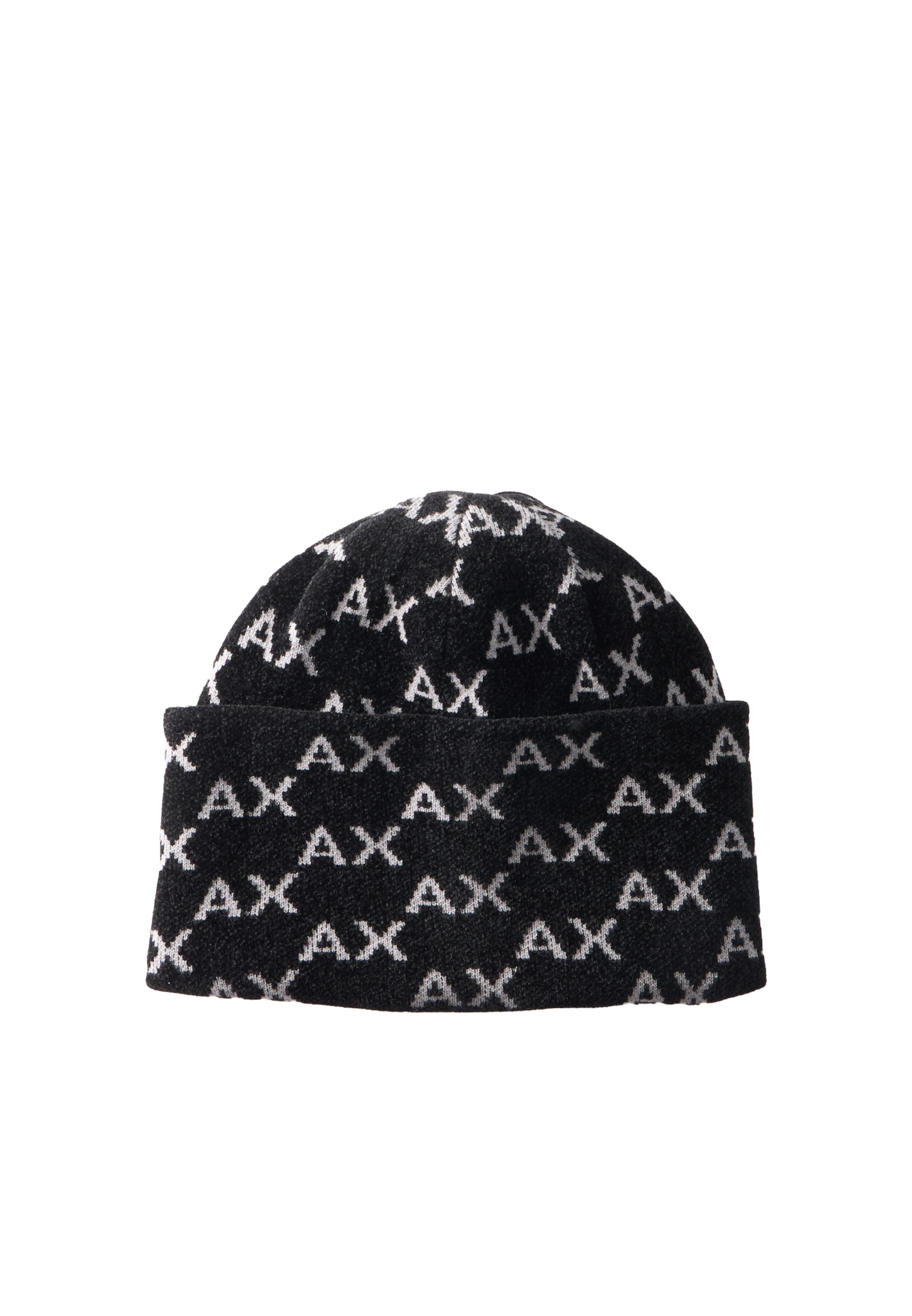 ARMANI EXCHANGE Mütze in Schwarz: Vorderseite