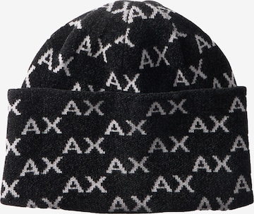 Berretto di ARMANI EXCHANGE in nero: frontale