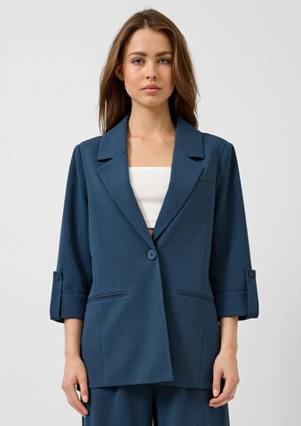 Blazer QS en bleu : devant