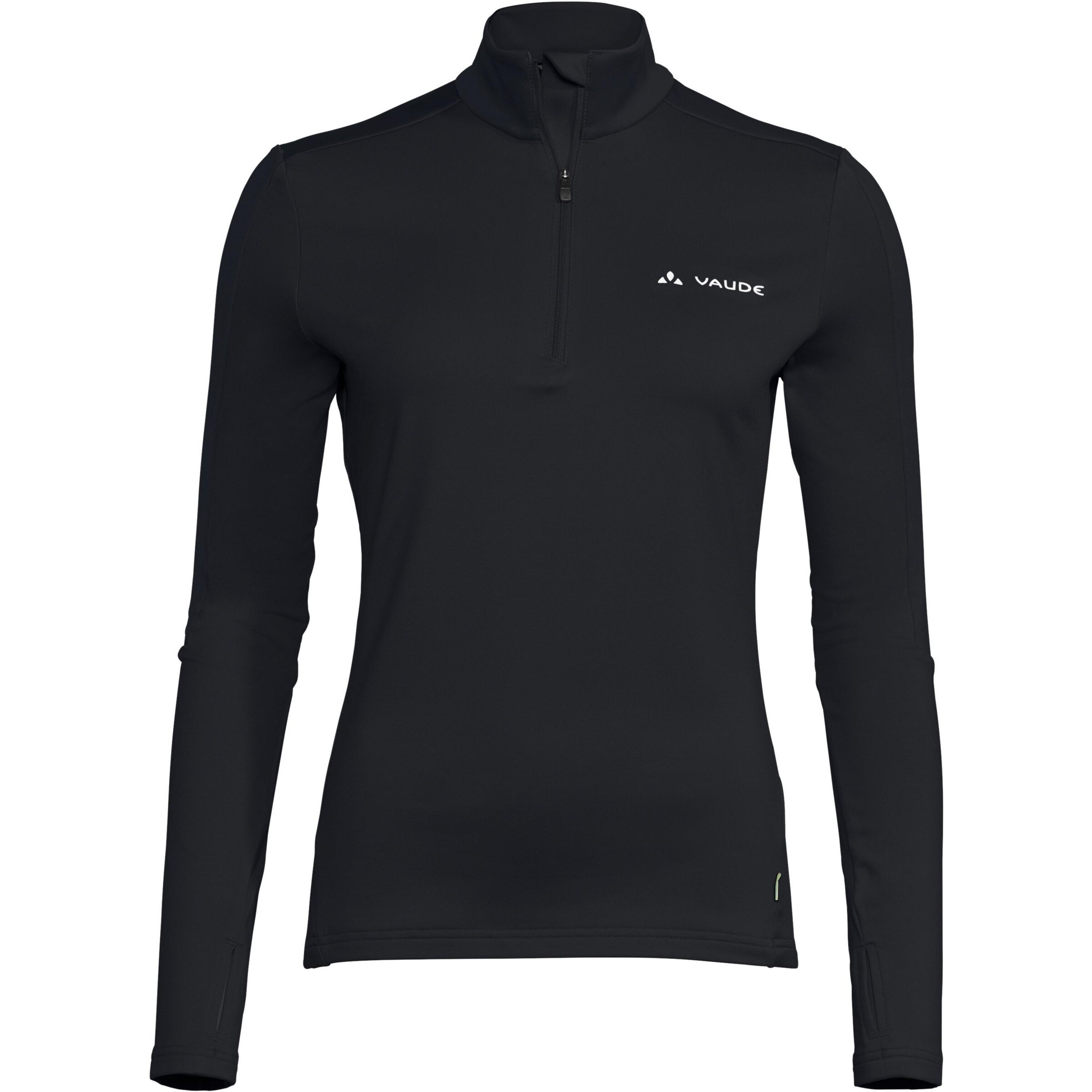 VAUDE Sports sweater 'Livigno' in Black: front