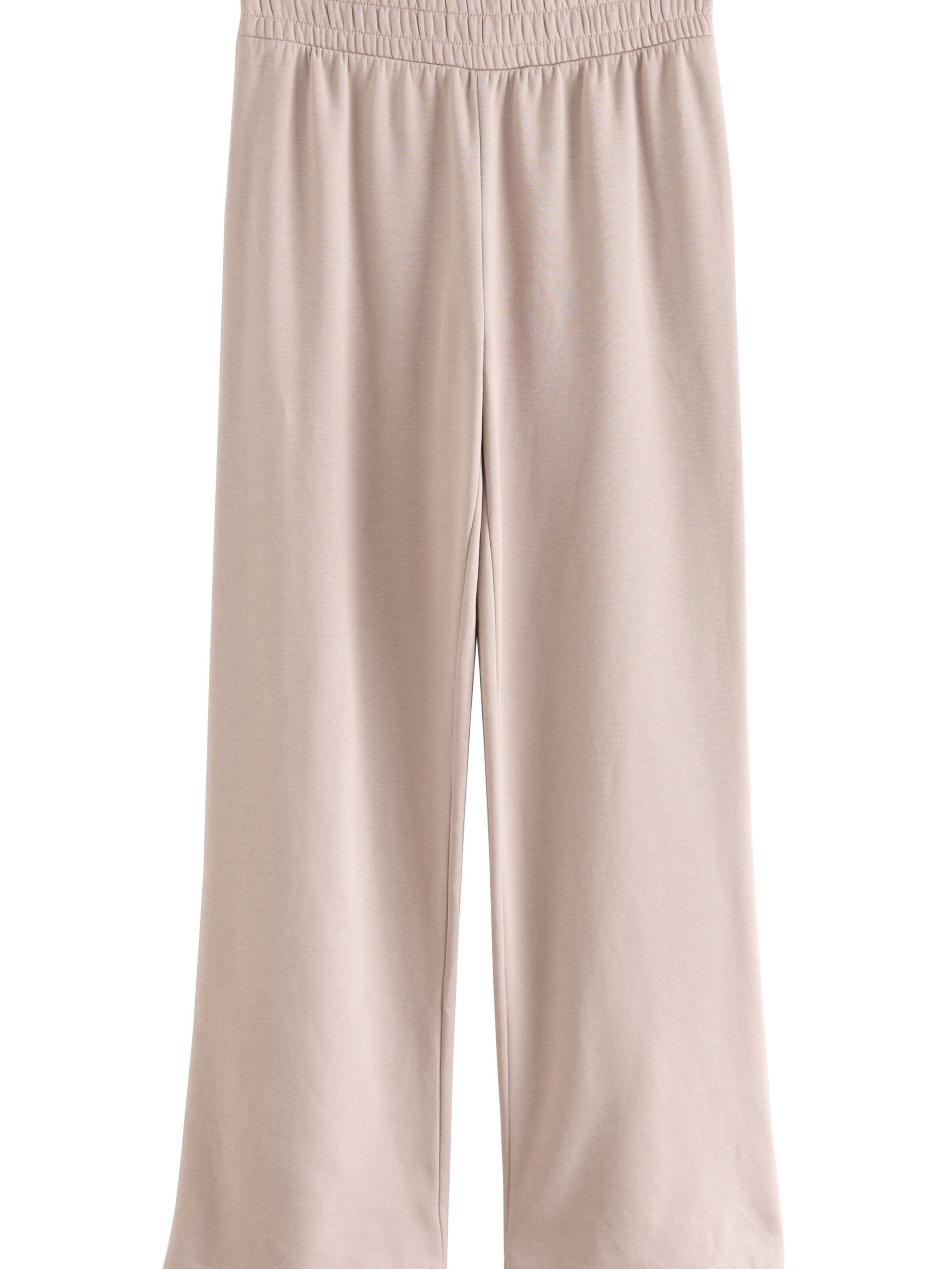 The Set Wide Leg Hose in Beige