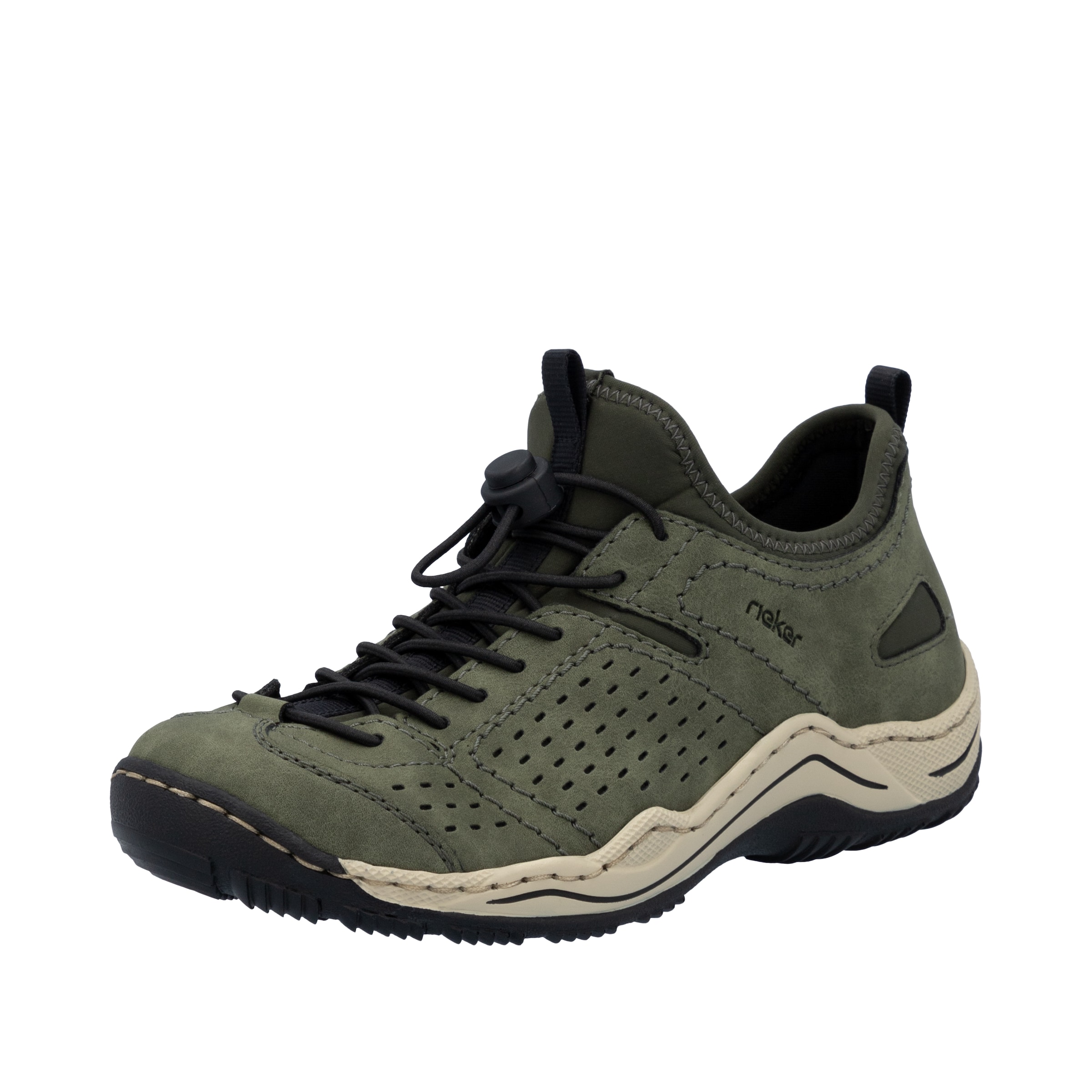 Rieker Sneakers in Green: front