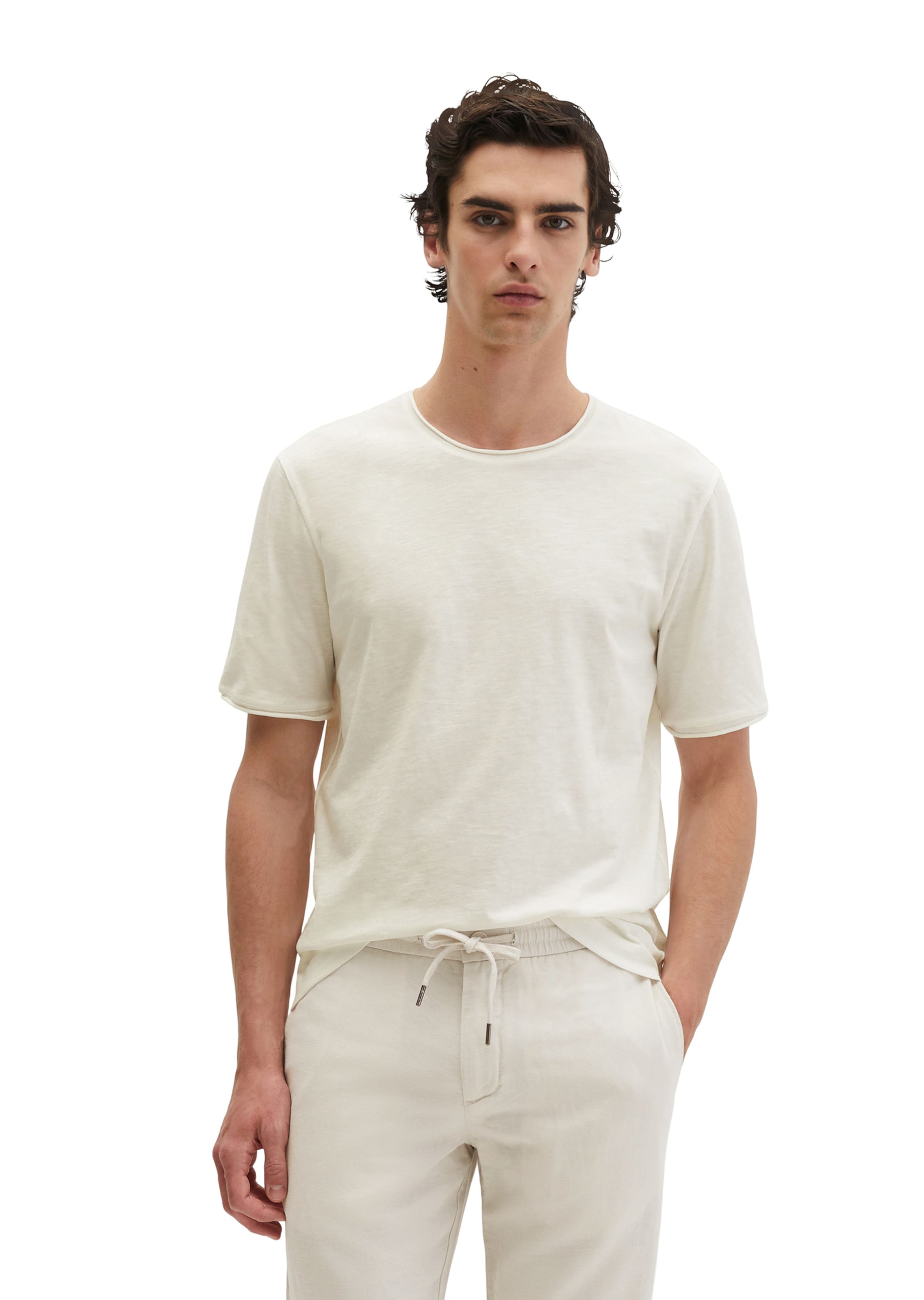 Marc O'Polo Shirt in Beige: voorkant