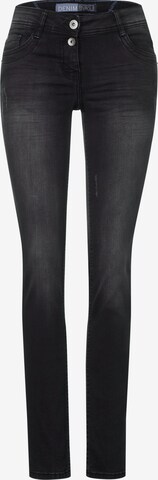 CECIL Slim fit Jeans in Black: front