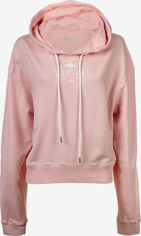 Felpa di REPLAY in rosa: frontale