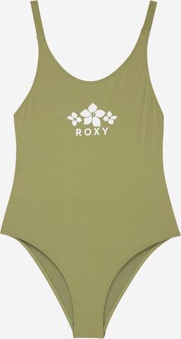 ROXY Swimsuit 'Solid Active' in Green: front