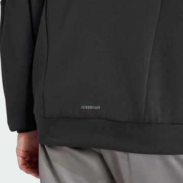 ADIDAS PERFORMANCE Urheilullinen collegetakki 'Designed for Training' värissä musta