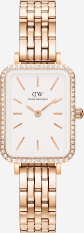 Daniel Wellington Uhr 'QUADRO' in Gold: predná strana