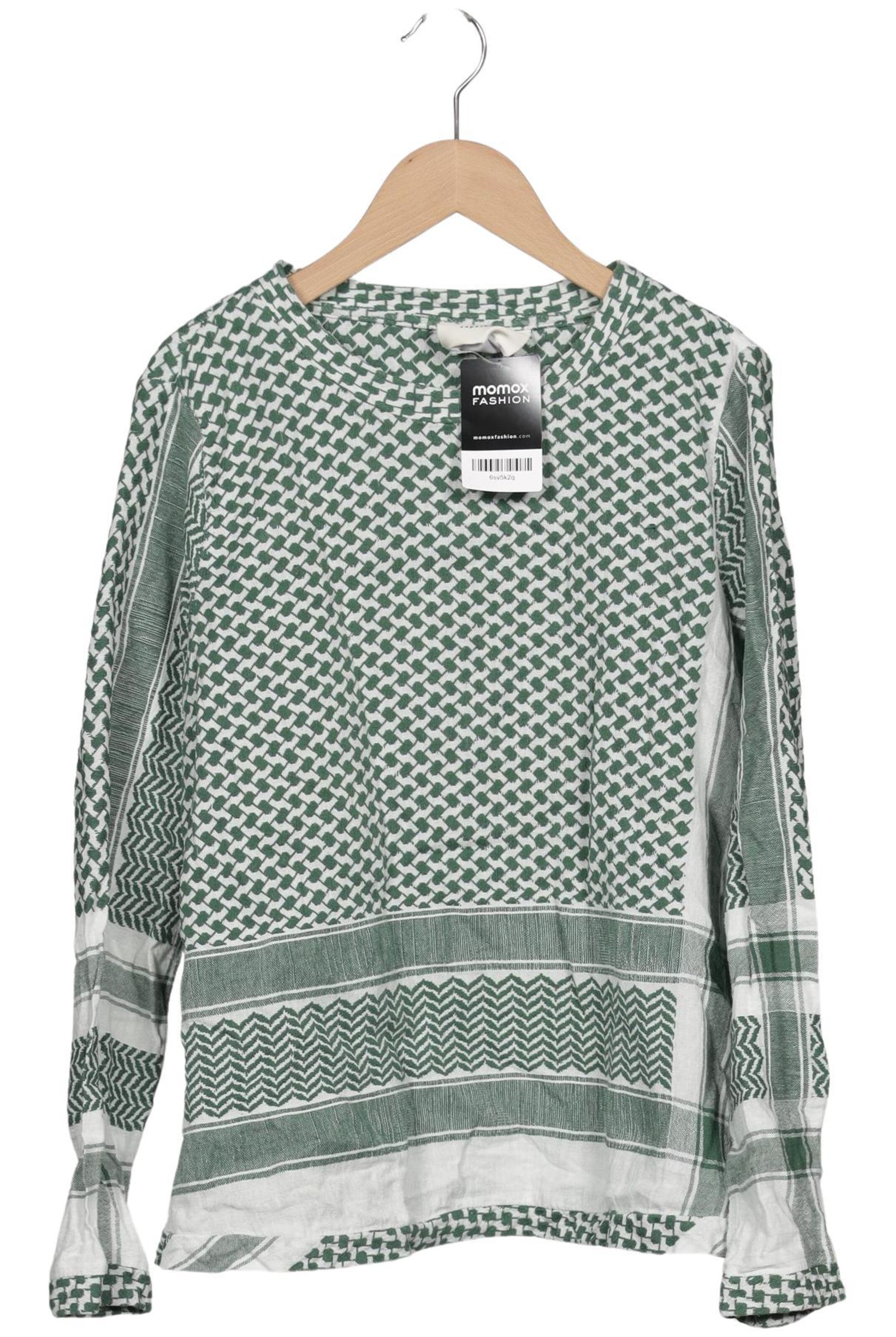 Cecilie Copenhagen Bluse M in Grün: Vorderseite