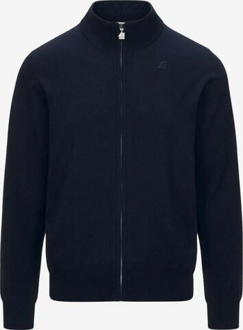 K-Way Sweatvest 'FINNY COTTON PS PULLOVER' in Blauw: voorkant