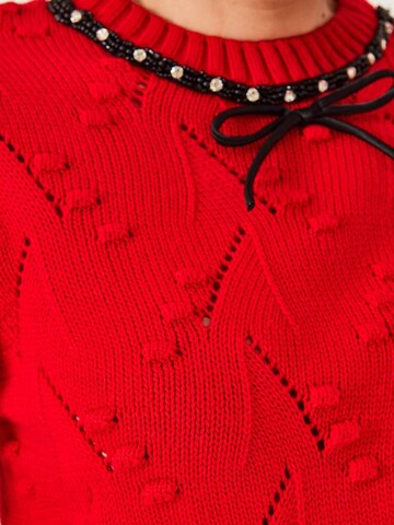 Pull-over Bianco Lucci en rouge