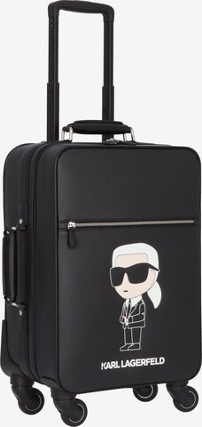 Trolley 'Ikonik 2.0' di Karl Lagerfeld in nero