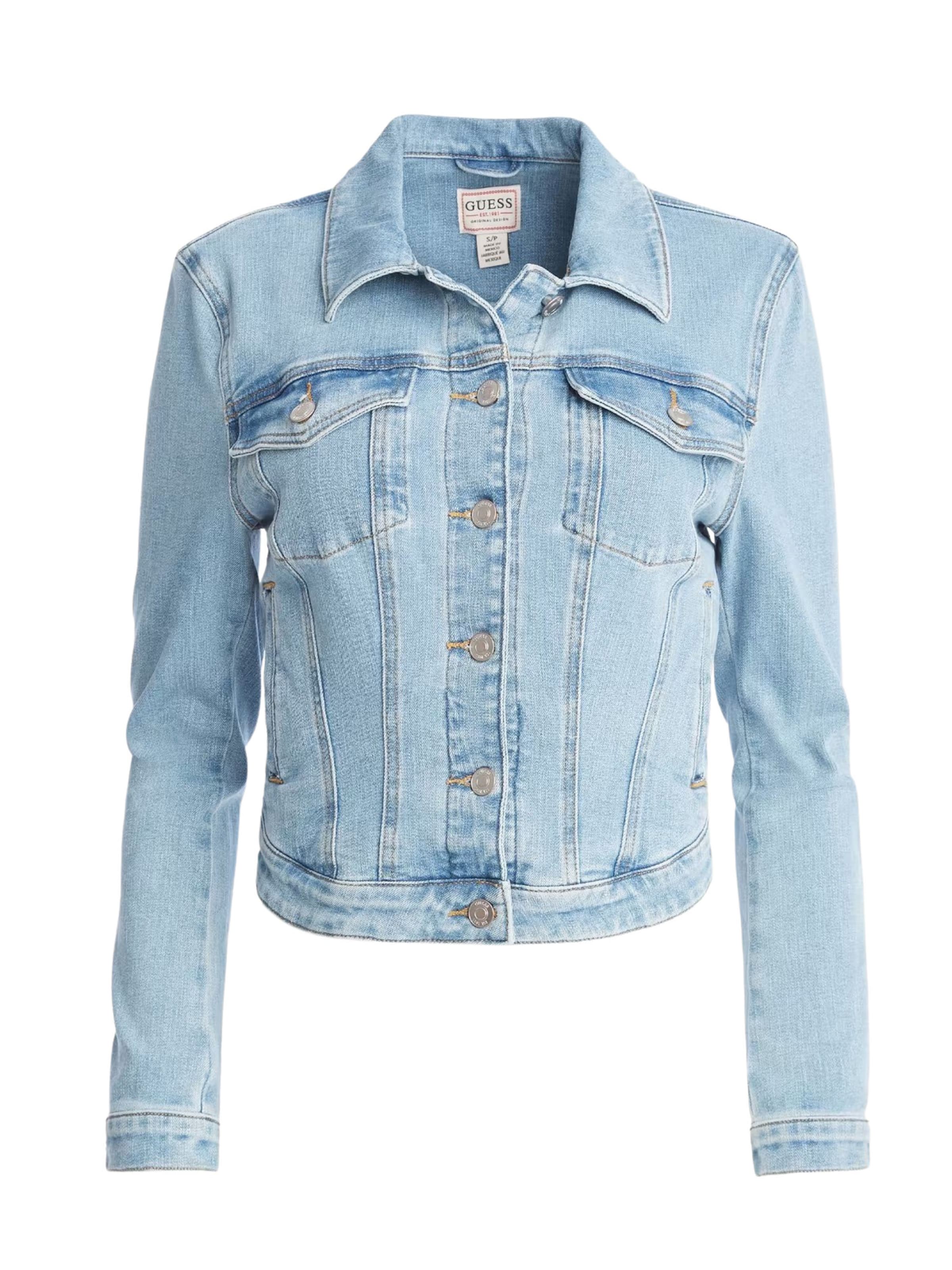 Veste mi-saison GUESS en bleu : devant