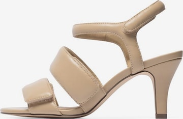 Bianco Strap Sandals 'BIAADORE ' in Beige: front