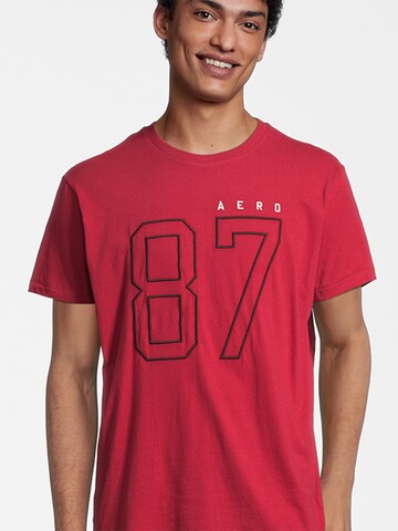 AÉROPOSTALE T-shirt i röd