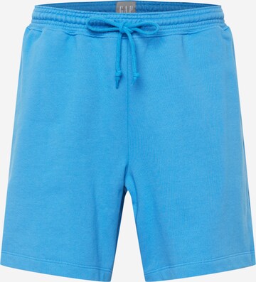 GAP Loosefit Broek 'FRENCH' in Blauw: voorkant