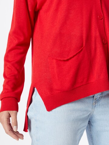 Cardigan UNITED COLORS OF BENETTON en rouge