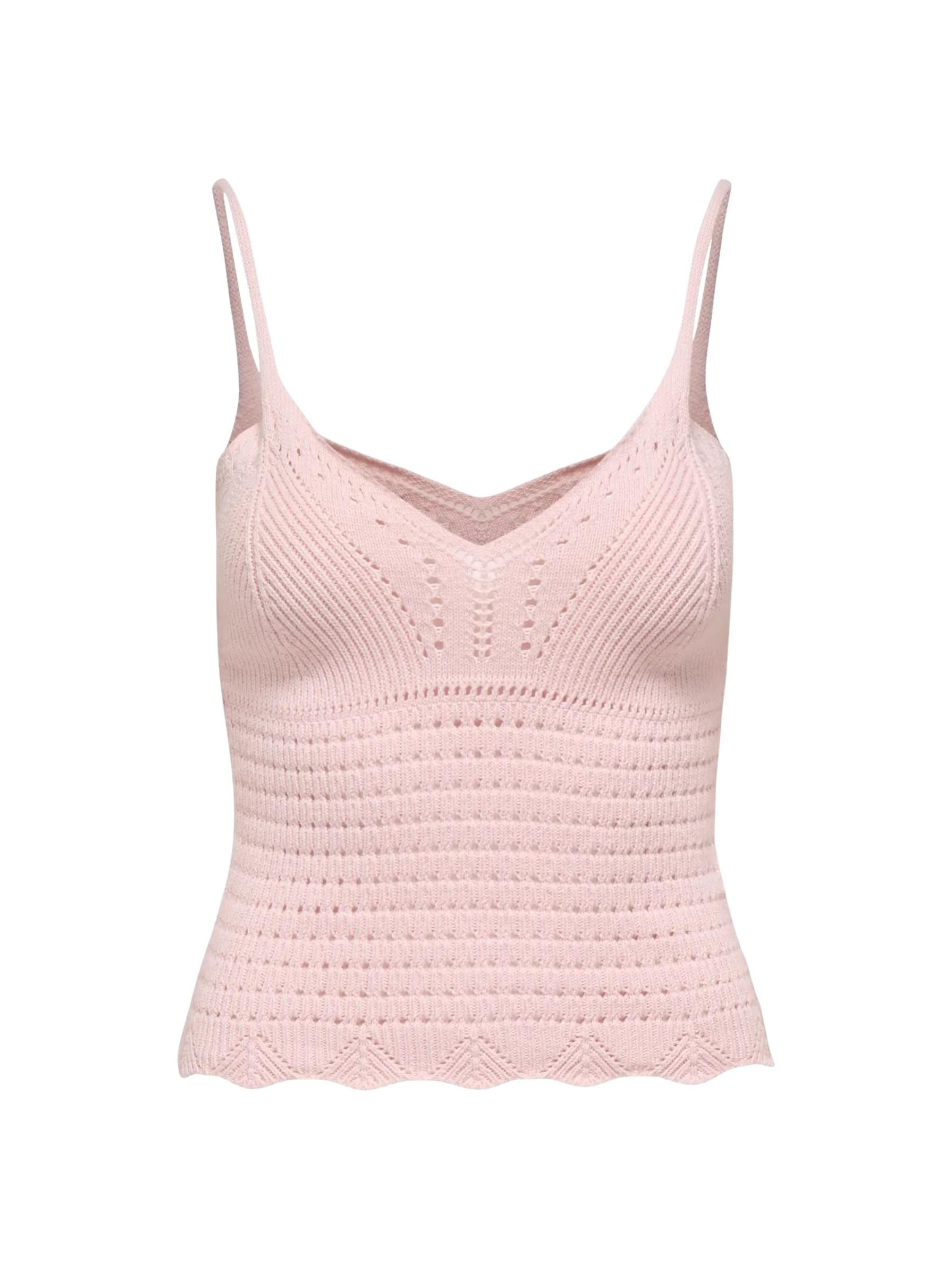 ONLY Top 'ONLY ONLLISON SL TOP KNT canotta'‌‌‌‌‌‌‌‌‌‌ in pink, Produktansicht