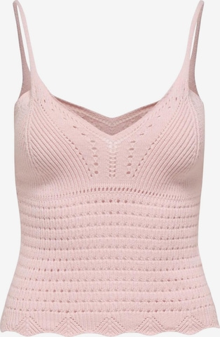 ONLY Top 'ONLY ONLLISON SL TOP KNT canotta' in Pink: Vorderseite