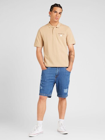 smėlio JACK & JONES Marškinėliai 'JPRBLAALFIE'