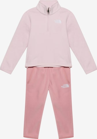 THE NORTH FACE Tepláková souprava 'GLACIER' – pink: přední strana