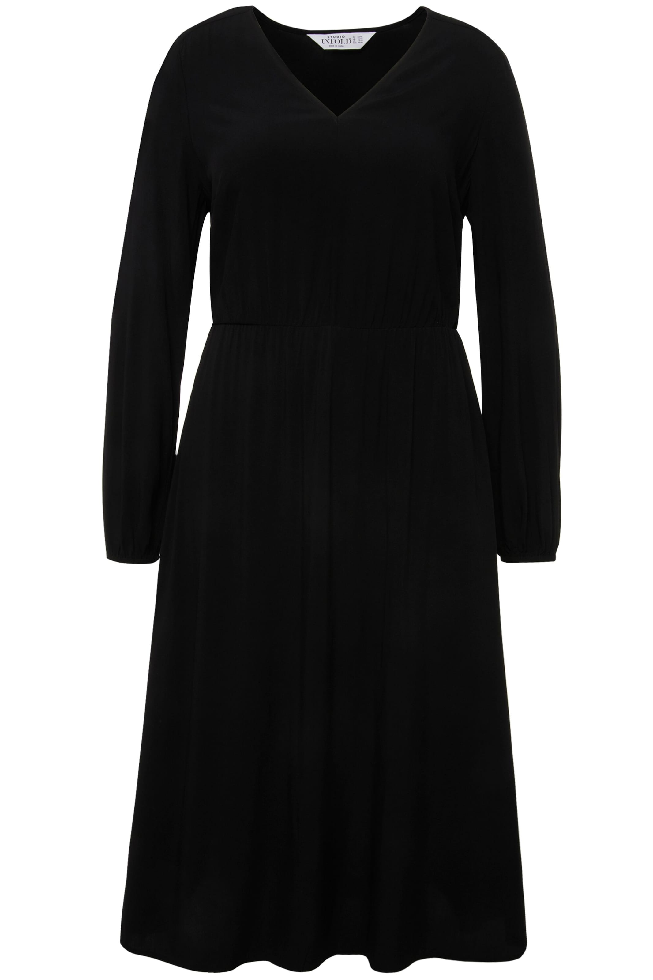 Studio Untold Kleid in Schwarz: Vorderseite